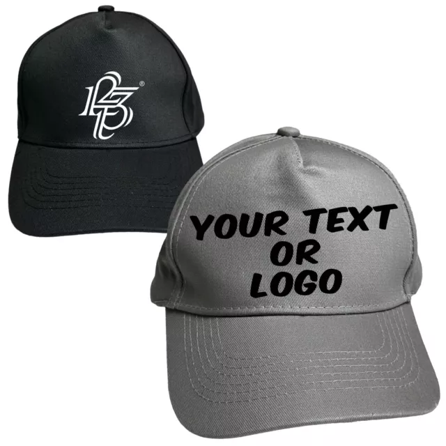 Baseball Cap Personalised Plain - Any Name Custom Caps Hats Accessories Hat Hats