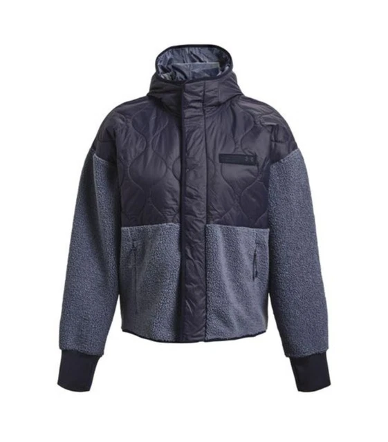 Under Armour Mission Insulate Hooded Full Zip Jacket Women's Medium Purple $160