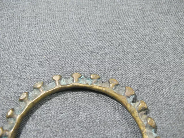 Old Naga Burma Bronze Bracelet 11