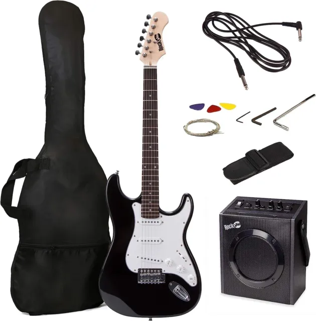 Kit Chitarra Elettrica + Amplificatore + Tracolla + Corde + Plettri + Cavo Jack