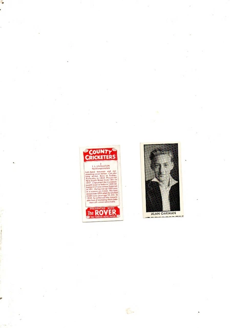 THE ROVER COUNTY CRICKETERS NOs 1-16 ISSUED 1957 BY DC THOMSON IN VG COND