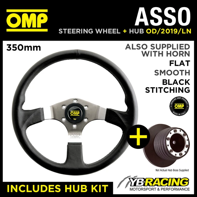 VOLANTE OMP ASSO OD/2019/LN & MOZZO COMBO VW CORRADO G60 VR6 (25mm) 88-