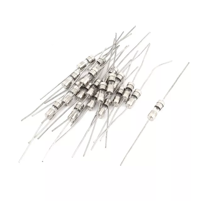 20pcs AC250V 750mA 4x11mm Rapide soufflage verre au fil Axial intérimaire Tube