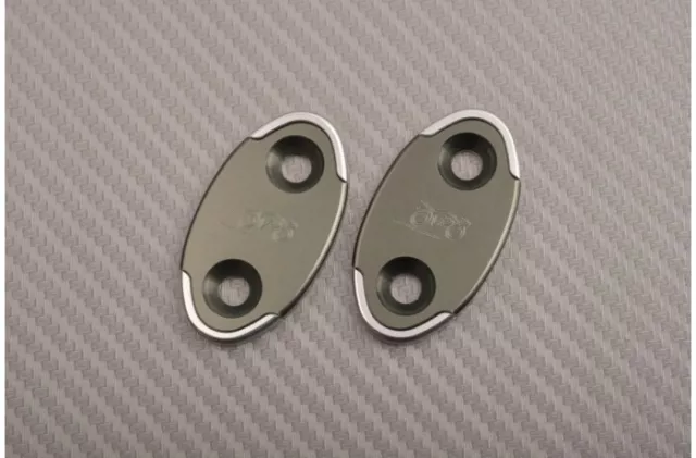 Obturateurs de Rétroviseurs Alu & Titane HONDA CBR 1000 RR 1000RR 2006-2007 40mm