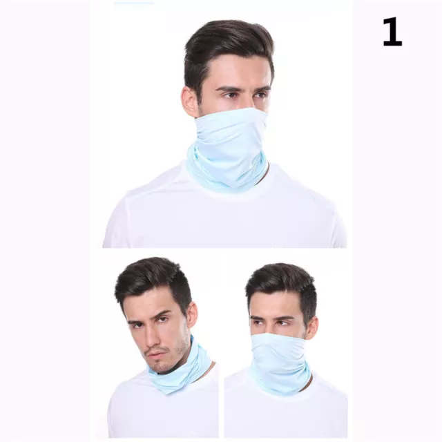 Cooling Neck Gaiter Face Scarf Sun UV Shield Balaclava Bandana Headband Fishing*