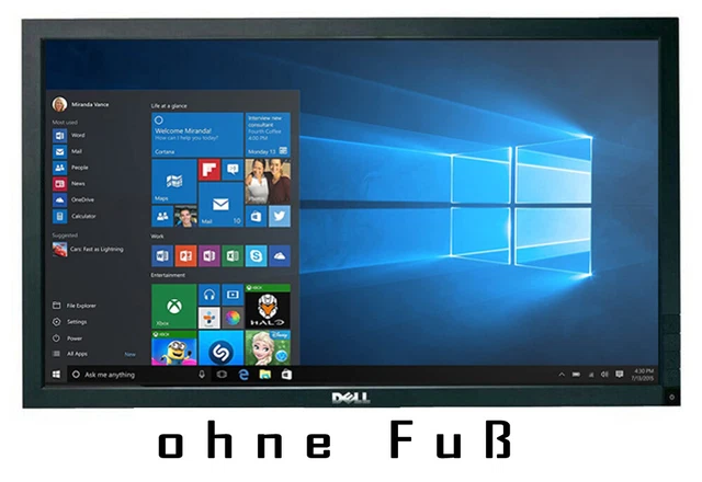 Dell P2311H 23 Zoll Monitor Full HD 1920x1080 Bildschirm 5ms VGA DVI USB schwarz