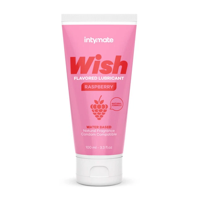 Lubrificante intimo anale gel sessuale vaginale aroma Raspberry  a base acqua