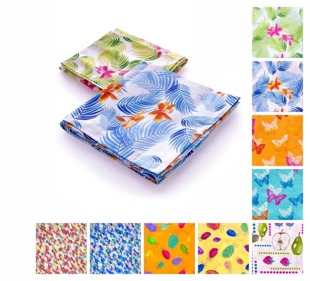 Tovaglia Plastificata Copritavolo Antimacchia Rettangolare Laura Mis. 6 - Foto 9