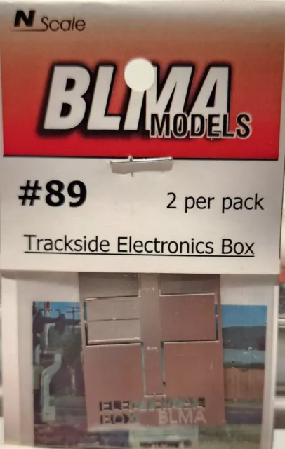 BLMA Models N scale Trackside Electronix Box #89 2 Per Pack
