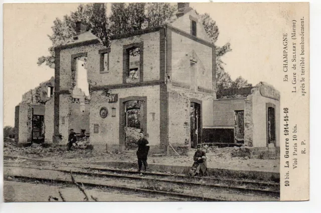 SILLERY - Marne - CPA 51 - la gare