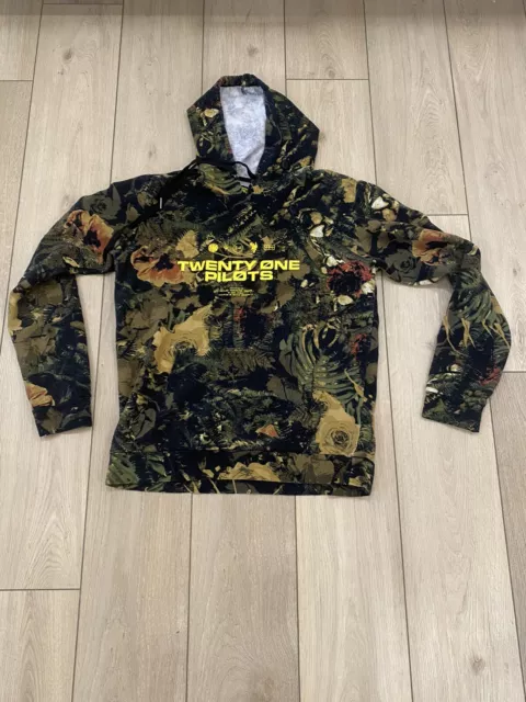 Twenty One Pilots Hoodie Men's Medium Pullover Camouflage Camo Trench