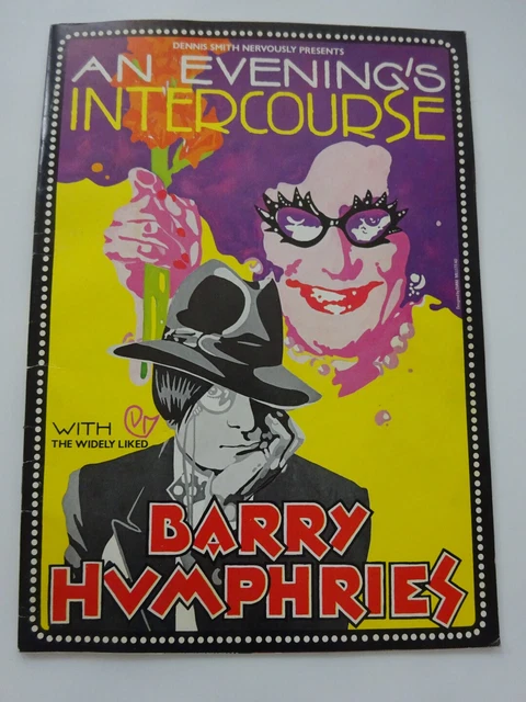 Barry Humphries Dame Edna Theatre Royal Drury Lane Programme