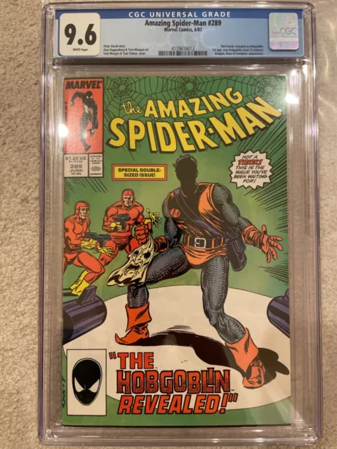 Amazing Spider-Man #289 Cgc 9.6 Nm+, Key First Appearance Of New Hobgoblin