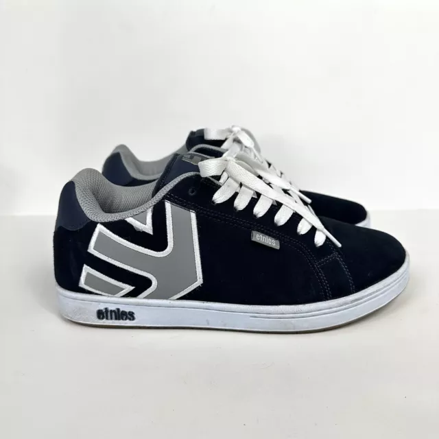 Etnies Fader Skate Shoes Men’s Size 9.5 Navy Blue White