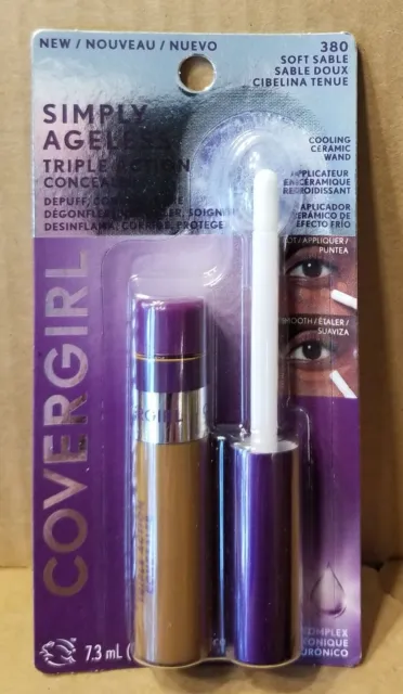 Covergirl Simply Ageless Triple Action Concealer, Soft Sable, 380