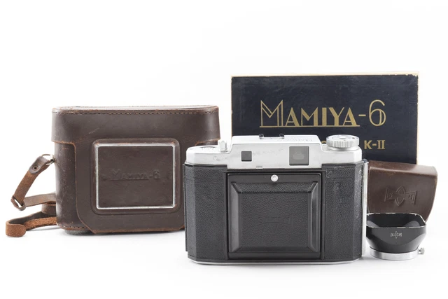 All work! [NEAR MINT Box Case Hood] Mamiya 6 six Model KII K2 Rangefinder  JAPAN