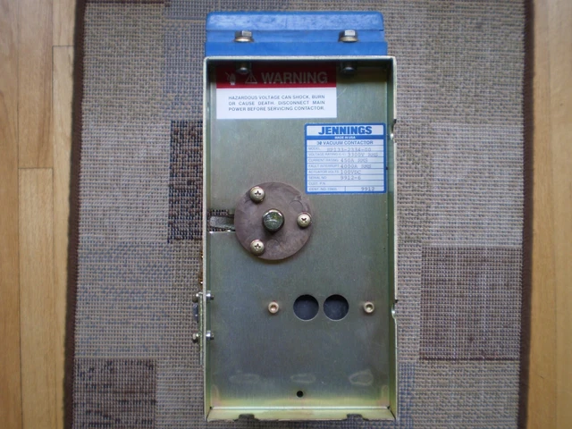 Jennings Technology RP133-2334-00 Three Phase 3300V 450A Vacuum Contactor