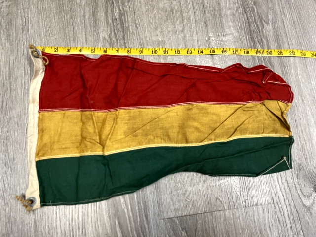 antique sailboat yacht club pennant flag maritime ship bunting burgee yellow red