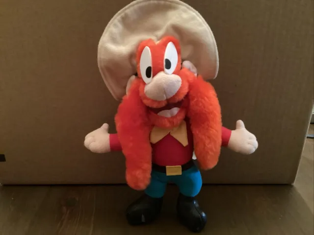 Vintage 10” YOSEMITE SAM Plush 1995 Ace Novelty Co Looney Tunes Warner Bros