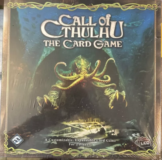 Call Of Cthulhu the card game LCG Factory Sealed FFG 2010 OOP Sealed Box Dmgd