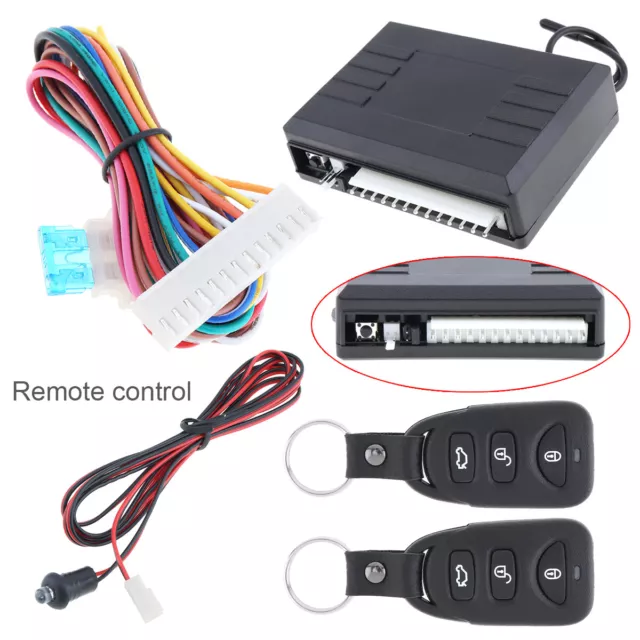 Car Alarm Auto Remote Control Central Locking Door Lock Kit Keyless Entry System