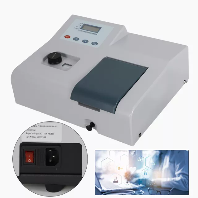 Digital display visible spectrophotometer 721 Professional vis spectrophotometer