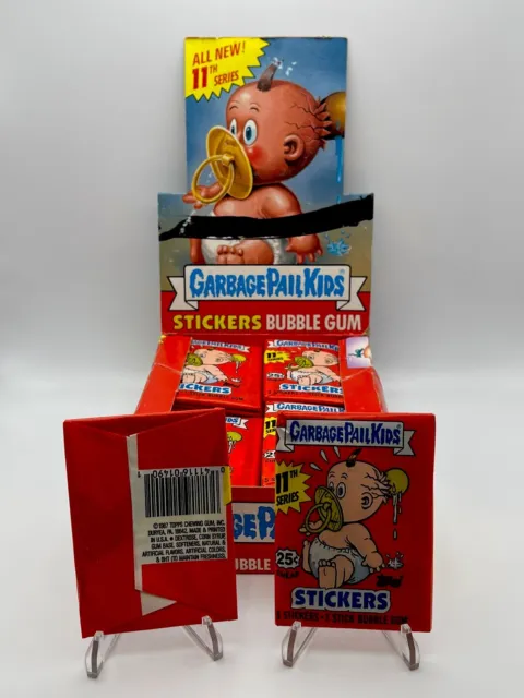 1987 Topps Garbage Pail Kids Original 11th Series 11 OS11 5-Card Wax Pack GPK