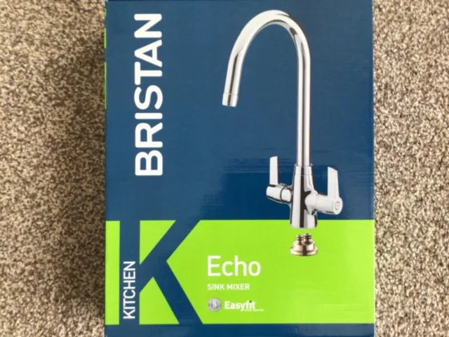 Bristan Echo Easy Fit Mono Kitchen Sink Mixer Tap - Chrome