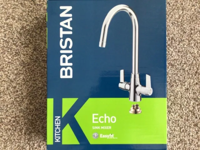 Bristan Echo Easy Fit Mono Kitchen Sink Mixer Tap - Chrome.