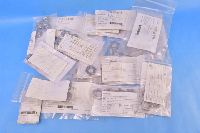 64 Aerospace Nut Castellated Plain Slotted Hexagon AN320C-10