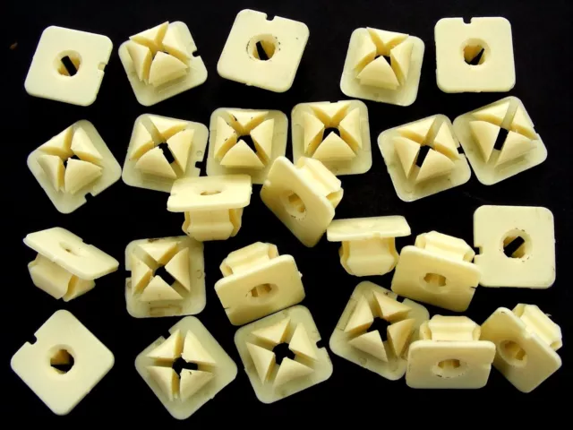 AMC Nylon Trim Screw Nuts- Fits 11/32" Square Hole- #8 #10 Screw- 25 nuts- #090