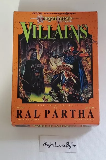 1991 Ral Partha Miniature Dragonlance Villains - Metal - complete set - VINTAGE