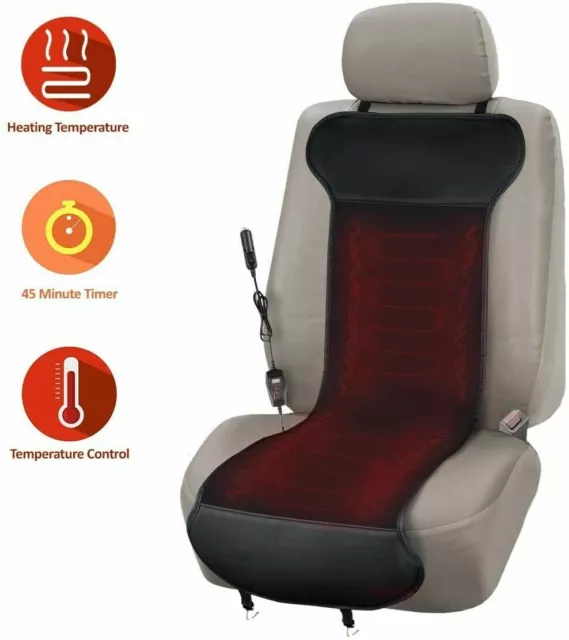 Universal Car Heated Seat Cover Cushion Warmer Pad 12V winter warming