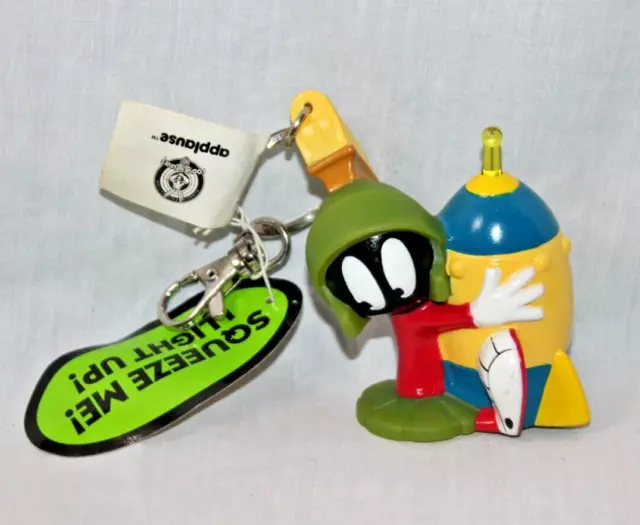 New With Tag 1999 Applause  Warner Bros Looney Tunes Marvin   Clip / Keychain