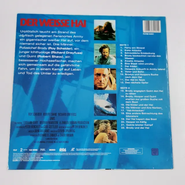 Laser Disk - LD - Der weisse Hai - 1996 2