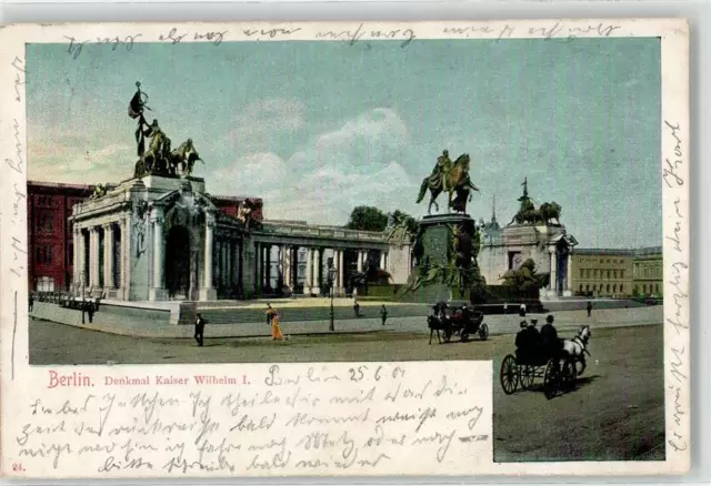 52239771 - 1000 Berlin Mitte Denkmal Kaiser Wilhelm 1901