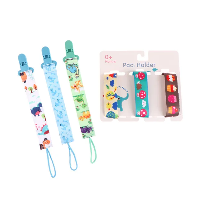 3Pcs/Set Baby Pacifier Clips Pacifier Chain Dummy Clip Nipple Holder For NipplYB