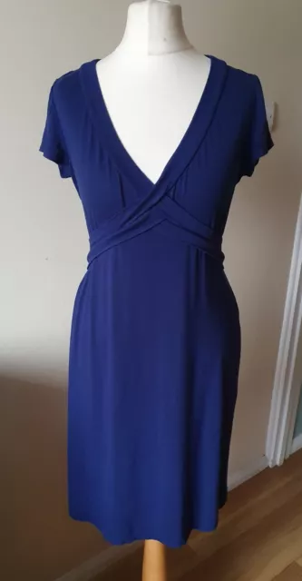 Next Maternity Short Blue Dress Size 8