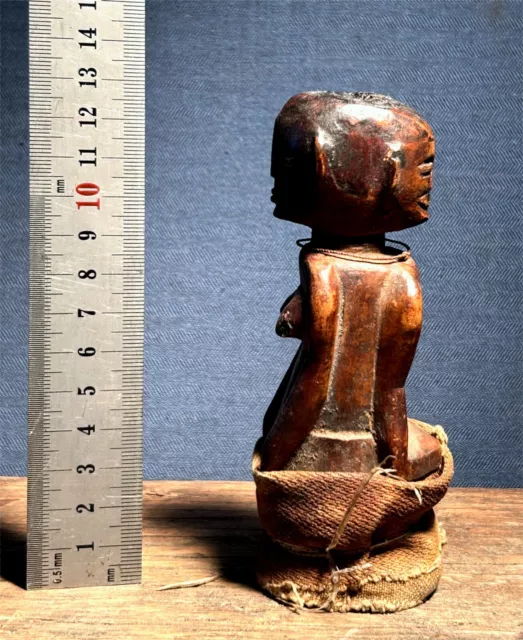 rare old African power figure - Songye Congo - tribal art sculpture ritual use 2