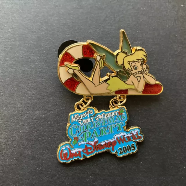 Mickey's Very Merry Christmas Party 2005 Tinker Bell Candy Cane Disney Pin 43035