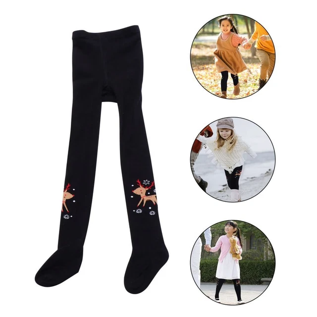 Calze da pavimento per bambini collant termici elastici cervo