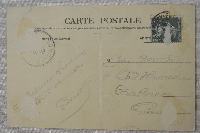 CPA ""NANCY - Place Carrière - The Government Palace - The Church of Saint-Epvre 2