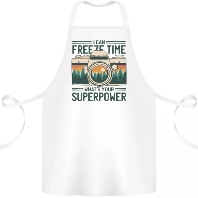 Freeze Time Photography Photographer Cotton Apron 100% Organic