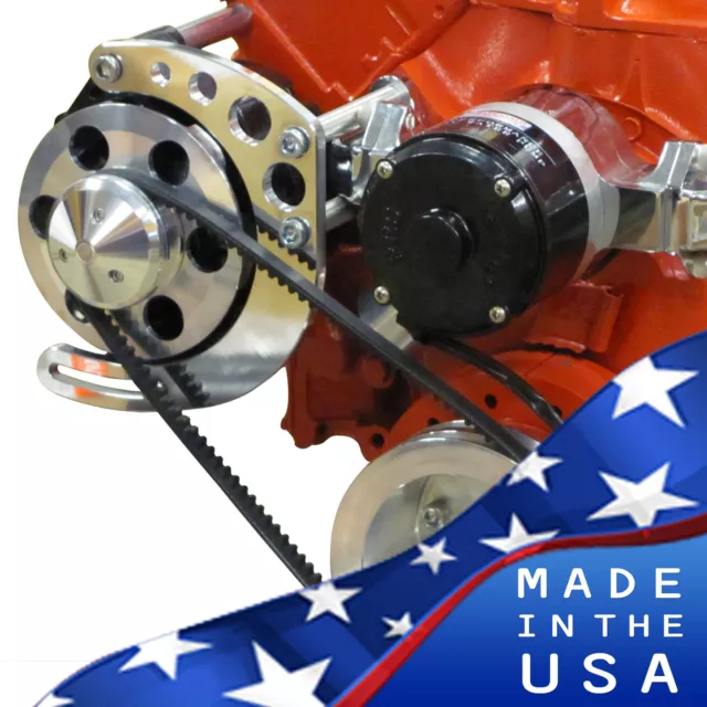 SMALL BLOCK CHEVY Alternator Bracket Electric Water Water Pump SBC 350