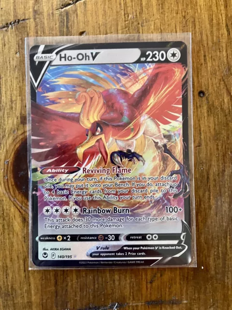 Ho-Oh V - 140/195 Ultra Rare - Silver Tempest