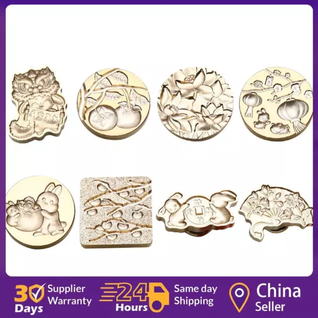 Chinesische Neujahrsserie Kupferkopf 3D Relief Emaille Wachskopf für Hochzeitskarte ☘��