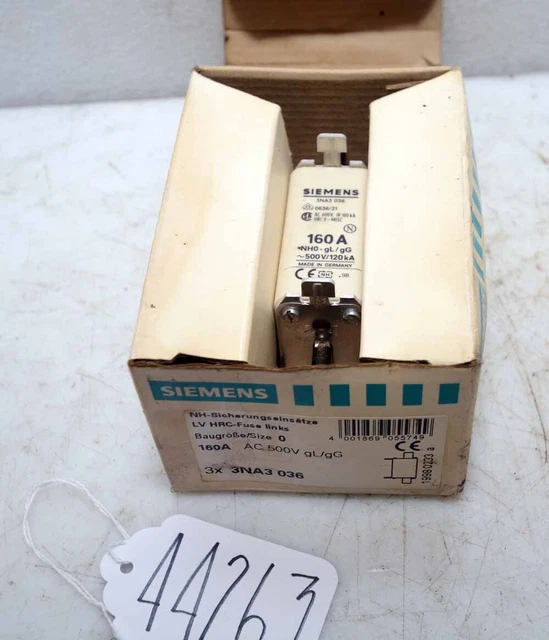 SIEMENS 3NA3 036 lv HRCFuse Links (Inv.44263) 75.00 PicClick