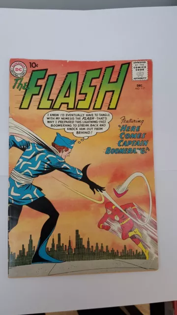 Flash issue 117 (1960), first appearance of Captain Boomerang