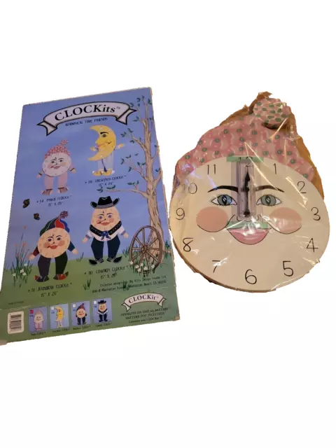 Clockits  Pinkie Clock   15" X 26" Wall  Clock - Real Wood