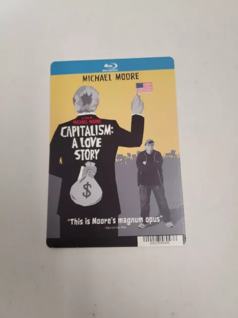 Capitalism A Love Story BLOCKBUSTER SHELF BLU-RAY BACKER CARD ONLY 5.5"X8"